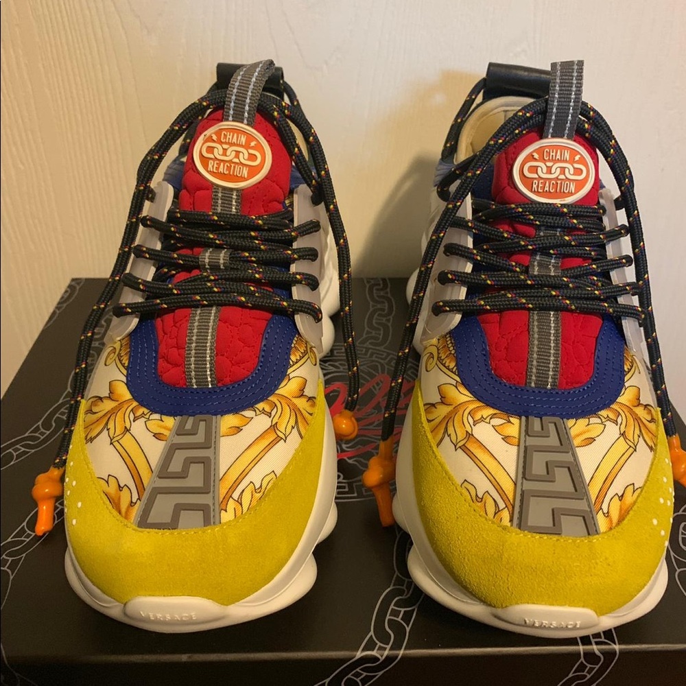 Versace chain reaction sneakers